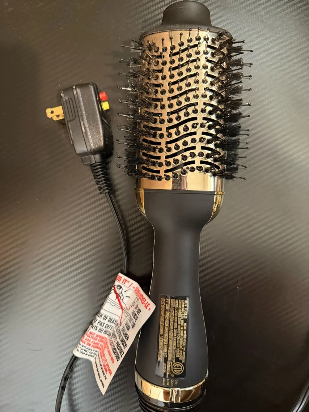 Hot tools professional round brush blow dryer volumizer